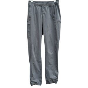 Kuhl Gray Outdoor Pants with Elastic Waistband and Straight Leg Relaxed Fit